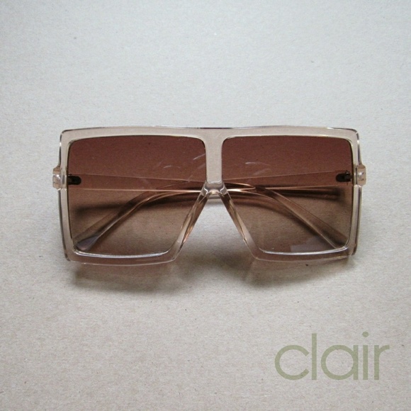 Accessories - Clear/taupe fashion sunglasses